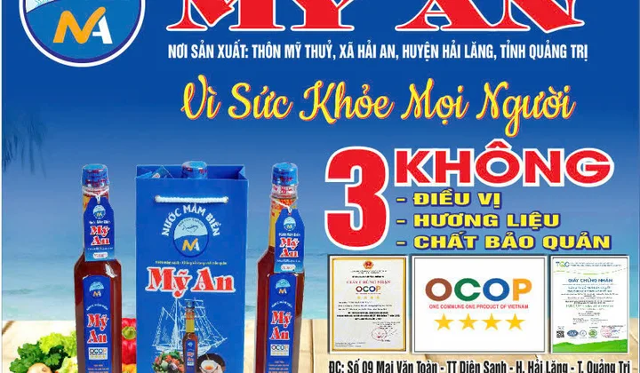 My An General Production and Trading Joint Stock Company with its 4-star OCOP-certified fish sauce product