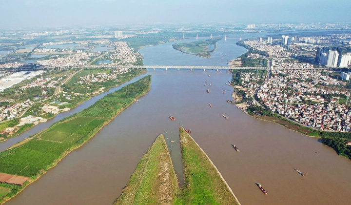 Thúc đẩy phát triển bền vững trục sông Hồng trong quy hoạch đô thị Hà Nội