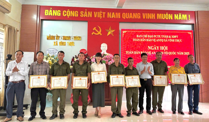 Ngày hội toàn dân bảo vệ an ninh Tổ quốc: Lan tỏa tinh thần yêu nước và trách nhiệm công dân ở Vĩnh Thực, Quảng Ninh