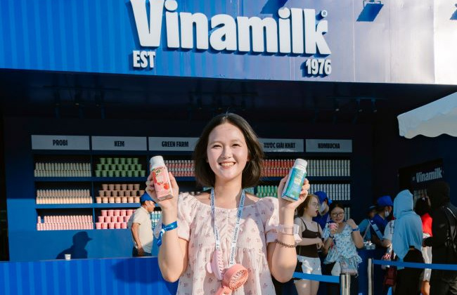 Vinamilk: Điểm nhấn giữa không gian âm nhạc và sắc màu