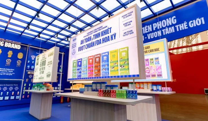 Vinamilk mang các công nghệ và tiêu chuẩn hàng đầu thế giới đến Triển lãm Thành tựu Đất nước 80 năm