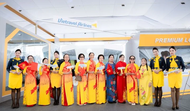 Vietravel Airlines tại Triển lãm thành tựu Đất nước: Khẳng định khát vọng cất cánh từ vùng trời quốc gia