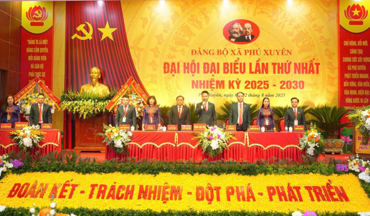 ĐHĐB Đảng bộ xã Phú Xuyên lần thứ nhất, nhiệm kỳ 2025-2030: Bước ngoặt quan trọng trong lịch sử phát triển của địa phương