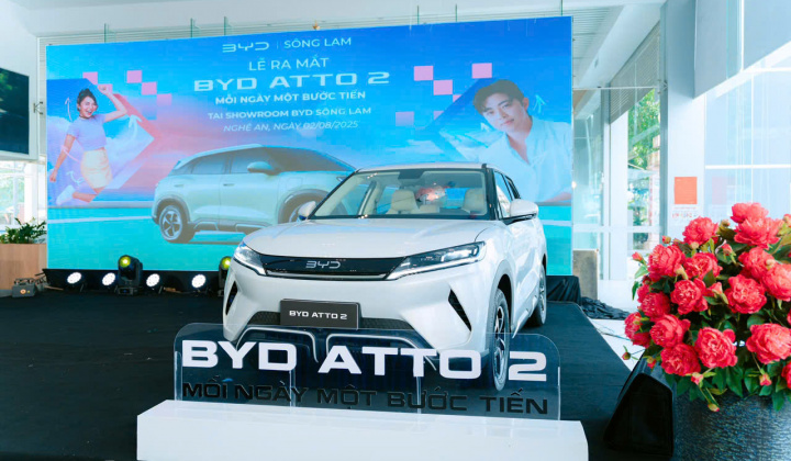 BYD Sông Lam ra mắt BYD ATTO2 - Với thông điệp "Mỗi ngày một bước tiến"