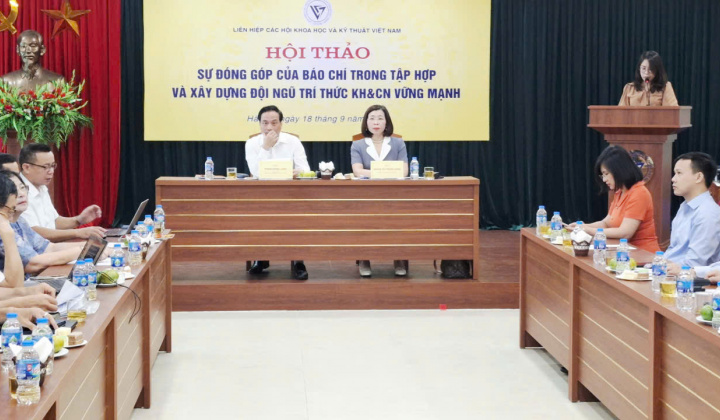 Sự đóng góp của báo chí trong tập hợp và xây dựng đội ngũ trí thức KH&CN vững mạnh
