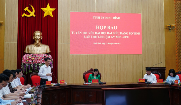 ĐHĐB Đảng bộ tỉnh Ninh Bình nhiệm kỳ 2025-2030: Hướng đến trở thành thành phố trực thuộc Trung ương