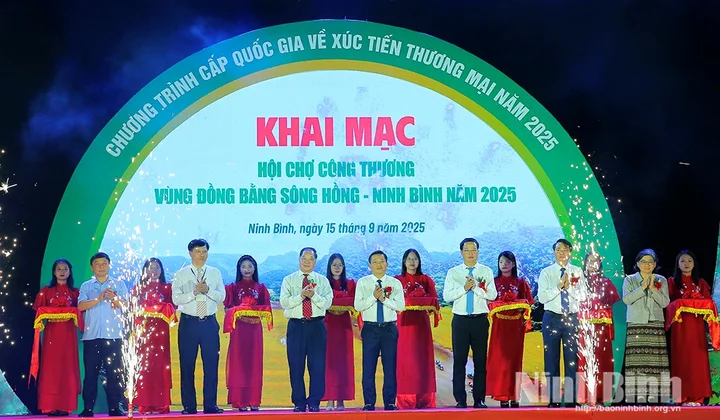 Hội chợ Công thương vùng Đồng bằng sông Hồng – Ninh Bình 2025: Cơ hội kết nối – Hợp tác – Phát triển bền vững