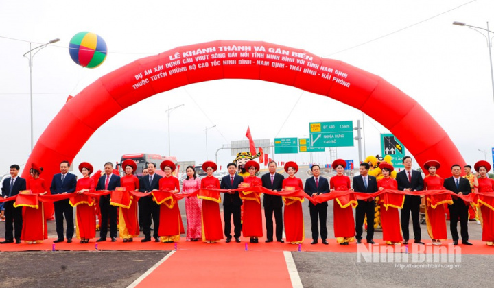 Khánh thành, gắn biển các dự án giao thông trọng điểm – Bước tiến mới trong phát triển hạ tầng Ninh Bình