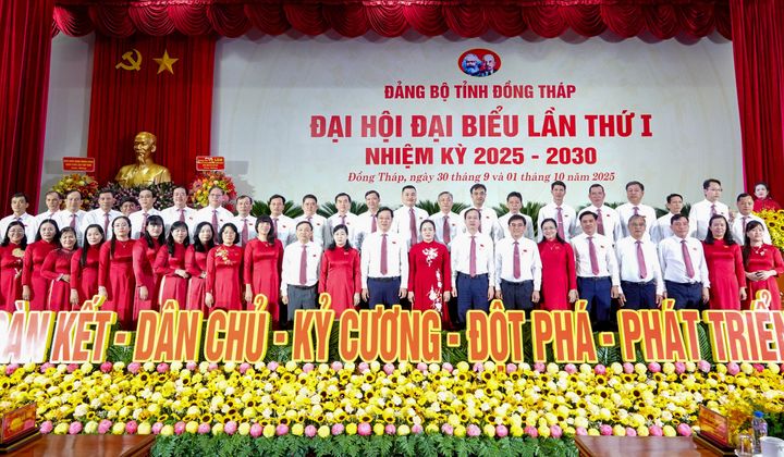 Đại hội Đảng bộ tỉnh Đồng Tháp nhiệm kỳ mới với khát vọng vươn mình
