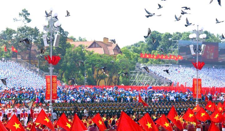 Quảng trường Ba Đình: 800 chim bồ câu tung cánh ngày Quốc khánh 2/9