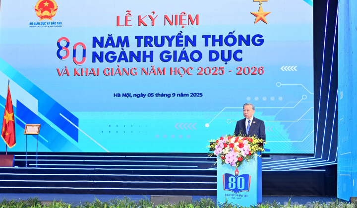 Tổng Bí thư Tô Lâm: Giáo dục là động lực then chốt của phát triển đất nước, của tương lai dân tộc