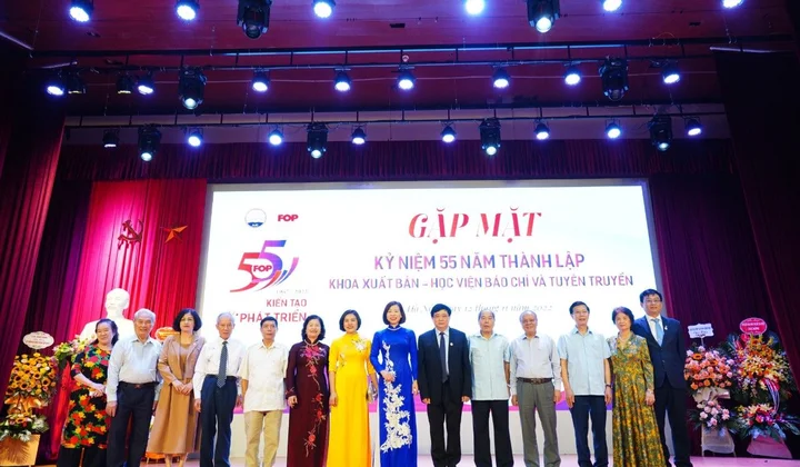 Kỷ niệm 55 năm thành lập Khoa Xuất bản – Học viện Báo chí và tuyên truyền (1967 - 2022)