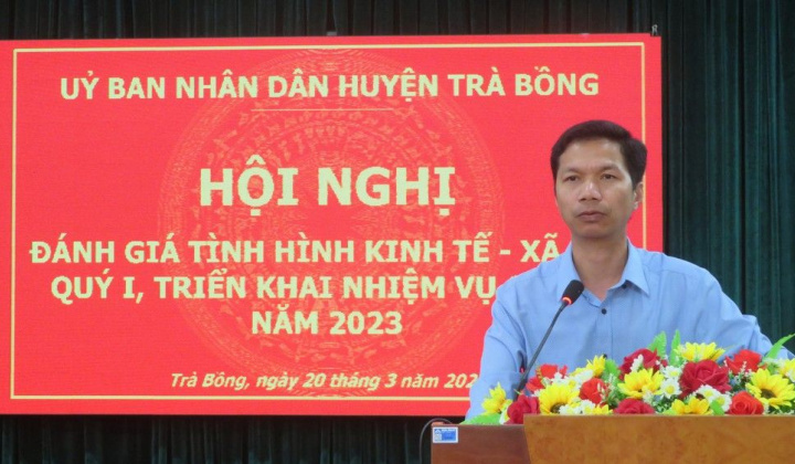 Trà Bồng: Tình hình kinh tế - xã hội Quý I/2023 tiếp tục được duy trì ổn định