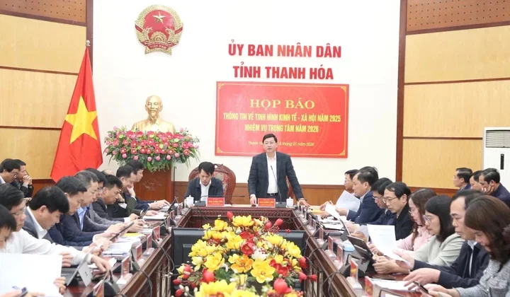 Thanh Hóa: Đặt mục tiêu tăng trưởng kinh tế hai con số trong năm 2026
