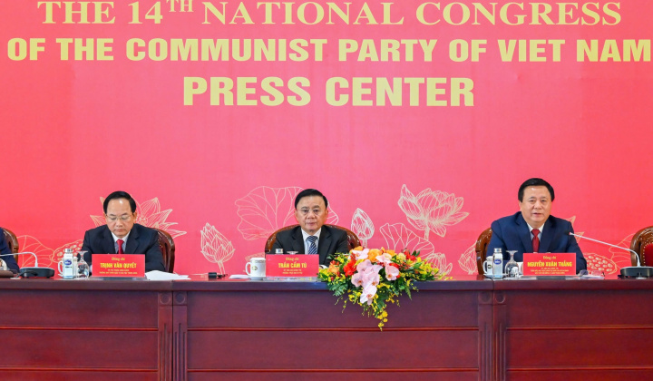 Họp báo quốc tế về Đại hội XIV của Đảng