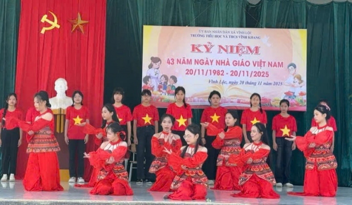 Trường TH&THCS Vĩnh Khang: Đổi mới vì chất lượng dạy và học