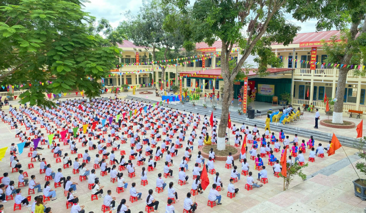 Từ vùng trũng vươn lên: Câu chuyện Học đường ở Trường Tiểu học Cẩm Tân