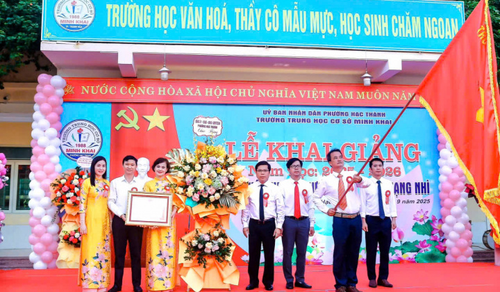 Trường THCS Minh Khai: Tự hào truyền thống - Vững bước tương lai