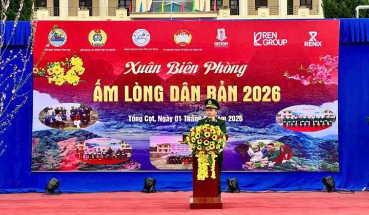 Xuân Biên phòng lan tỏa nghĩa tình nơi biên cương