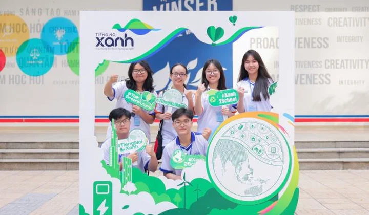 Ngôi trường miền Tây ghi dấu ấn tại cuộc thi Tiếng nói Xanh