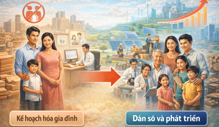 Chuyển từ kế hoạch hóa gia đình sang dân số và phát triển: Sự chuyển đổi chiến lược trong chính sách dân số Việt Nam