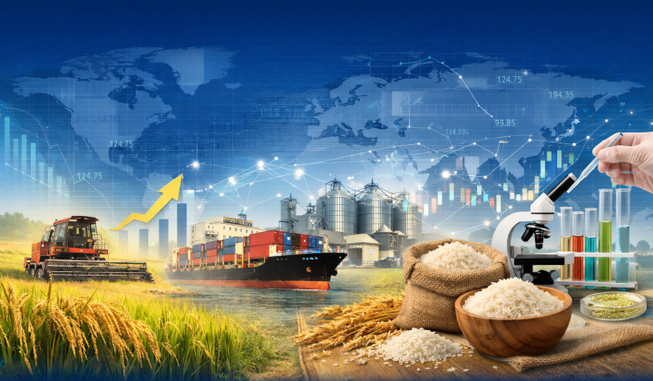 Điều hành sản xuất và tiêu thụ lúa gạo trước biến động thị trường lương thực toàn cầu