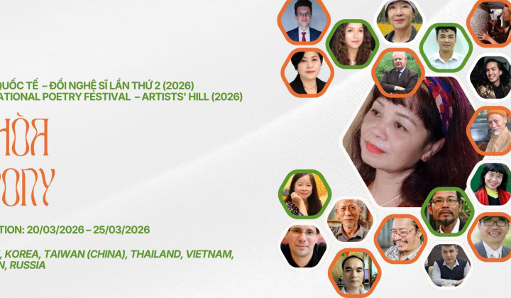 Liên hoan thơ Quốc tế lần 2 - Đồi Nghệ Sĩ: Giao điểm kết nối thế giới