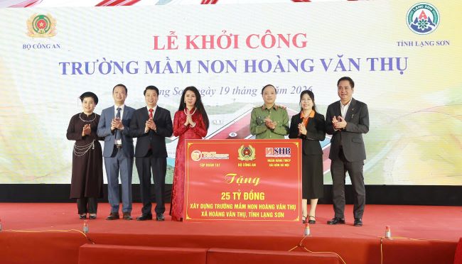 T&T Group, SHB và Bộ Công an trong mô hình hợp tác phát triển giáo dục mầm non tại Lạng Sơn