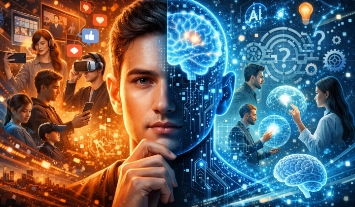 Ảnh hưởng của công nghệ số đến hành vi và tư duy con người