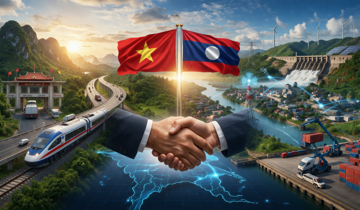 Tăng cường hợp tác và kết nối hạ tầng Việt Nam – Lào: Động lực chiến lược trong bối cảnh phát triển mới