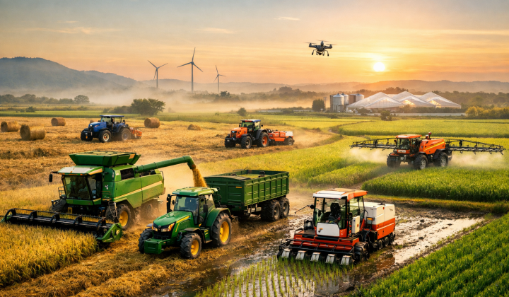 Cơ giới hóa: Động lực then chốt nâng cao giá trị và tái cấu trúc nền nông nghiệp hiện đại
