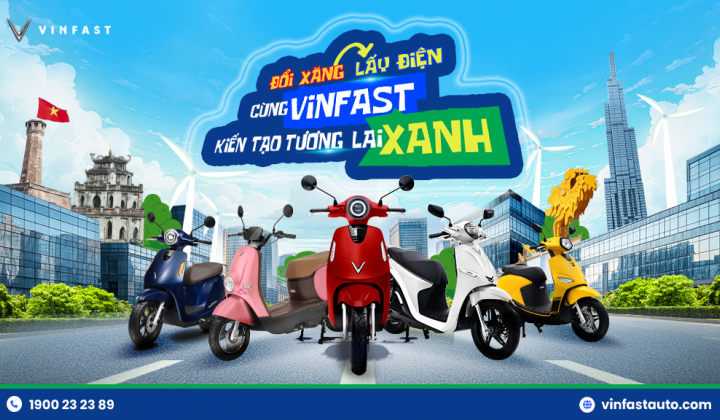 Chính sách trợ giá của VinFast và xu hướng chuyển đổi xe xăng sang xe điện tại Tuy Hòa