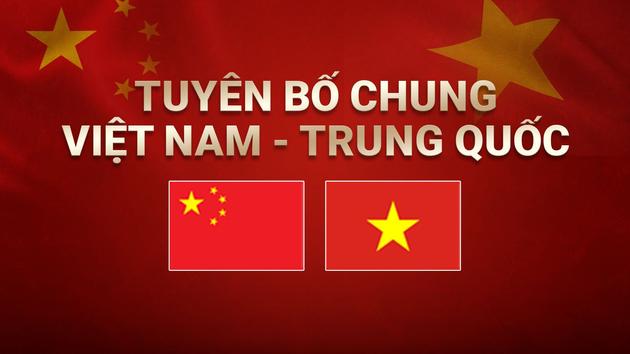 Tuyên bố chung Việt Nam - Trung Quốc