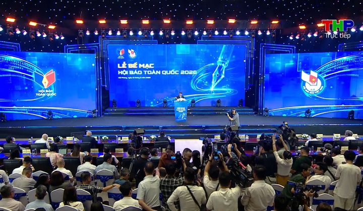 Tạp chí Việt Nam Hội nhập được trao Giải thưởng tại Hội Báo toàn quốc 2026
