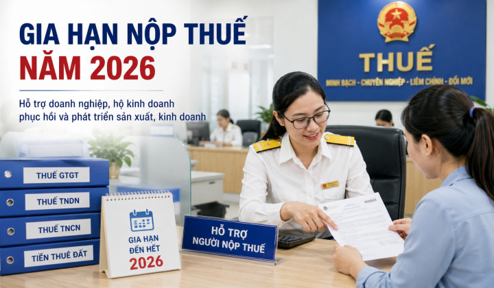 Gia hạn thuế và tiền thuê đất năm 2026: "Phao cứu sinh" kịp thời cho doanh nghiệp
