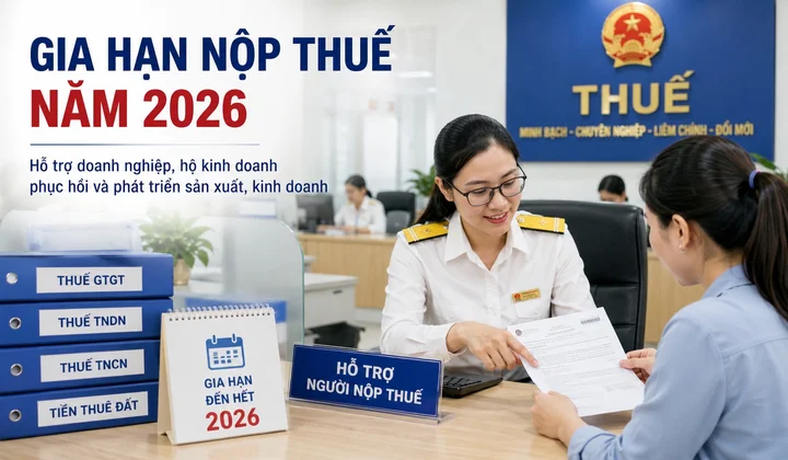 Gia hạn thuế và tiền thuê đất năm 2026: "Phao cứu sinh" kịp thời cho doanh nghiệp