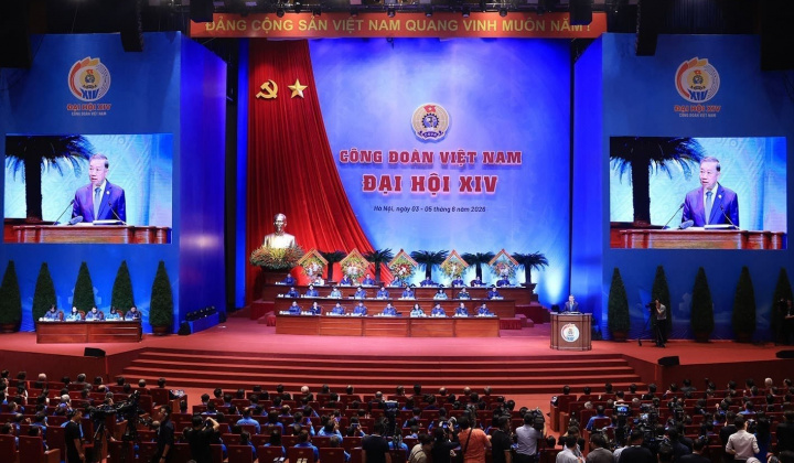 Bài phát biểu của Tổng Bí thư, Chủ tịch nước Tô Lâm tại Đại hội Công đoàn Việt Nam lần thứ XIV