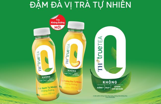 TH true TEA: Khơi mở xu hướng trà không đường cho lối sống hiện đại