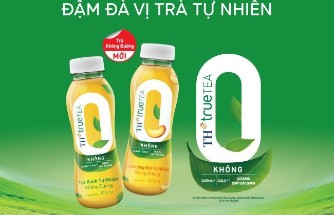 TH true TEA: Khơi mở xu hướng trà không đường cho lối sống hiện đại
