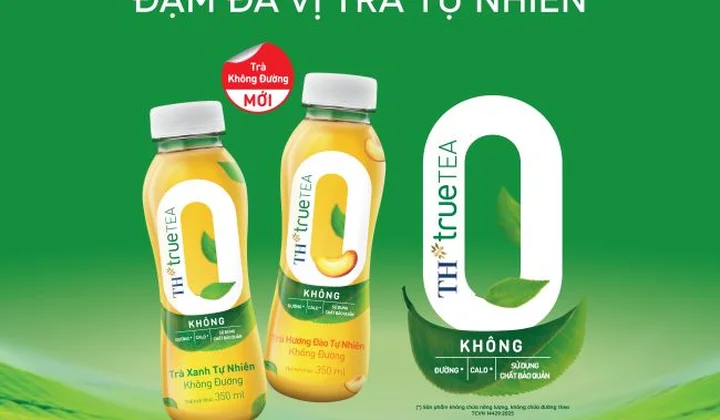 TH true TEA: Khơi mở xu hướng trà không đường cho lối sống hiện đại