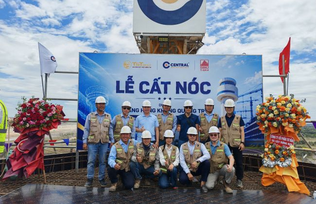 Cất nóc Đài Kiểm soát không lưu, Cảng hàng không Quảng Trị tăng tốc về đích