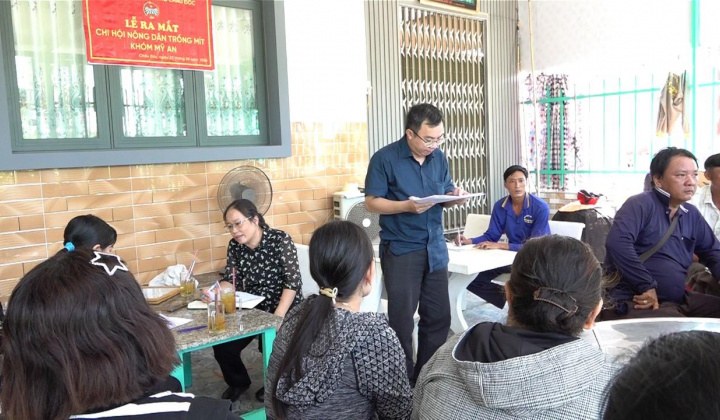 Phường Châu Đốc ra mắt Chi hội Trồng mít khóm Mỹ An, thúc đẩy liên kết sản xuất