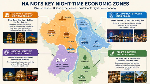 Ha Noi mulls over establishment of entertainment zones to boost night-time economy