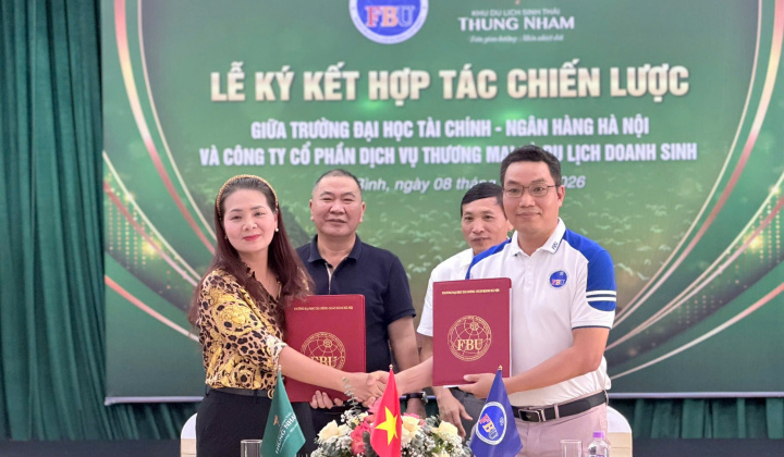 FBU và Doanh Sinh ký kết hợp tác chiến lược, phát triển nguồn nhân lực chất lượng cao cho ngành du lịch