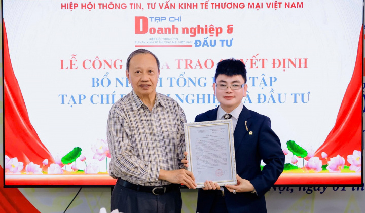 Nhà báo Đào Bình giữ cương vị Tổng Biên tập Tạp chí Doanh nghiệp và Đầu tư