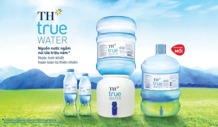 TH true WATER 18,5 L: Tiện lợi từ nguồn nước ngầm núi lửa triệu năm