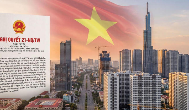 Từ “giá đất theo thị trường” đến “định giá bằng dữ liệu”: Nghị quyết 21-NQ/TW mở đường minh bạch hóa thị trường đất đai