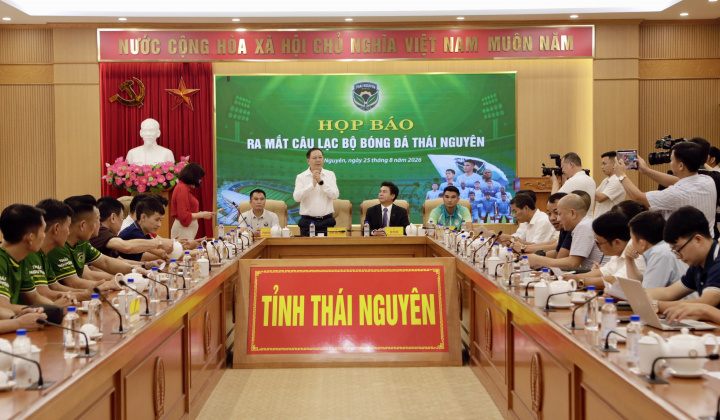 Thái Nguyên: Bước tiến mới trên hành trình phát triển bóng đá chuyên nghiệp
