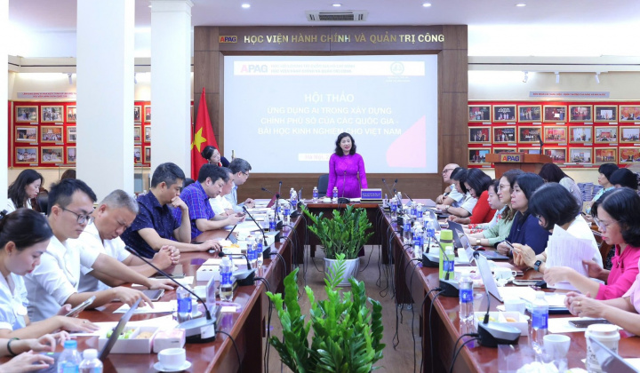 Hội thảo khoa học: Ứng dụng AI trong xây dựng chính phủ số của các quốc gia – Bài học kinh nghiệm cho Việt Nam