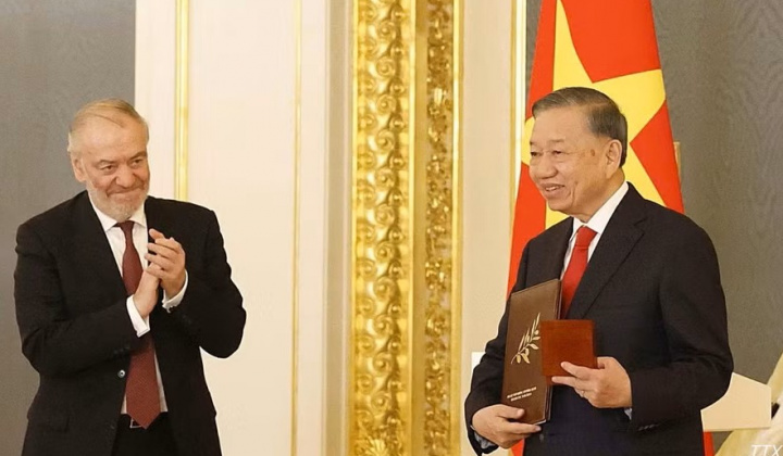 Tổng Bí thư, Chủ tịch nước Tô Lâm nhận Giải thưởng Hòa bình Quốc tế Lev Tolstoy năm 2026